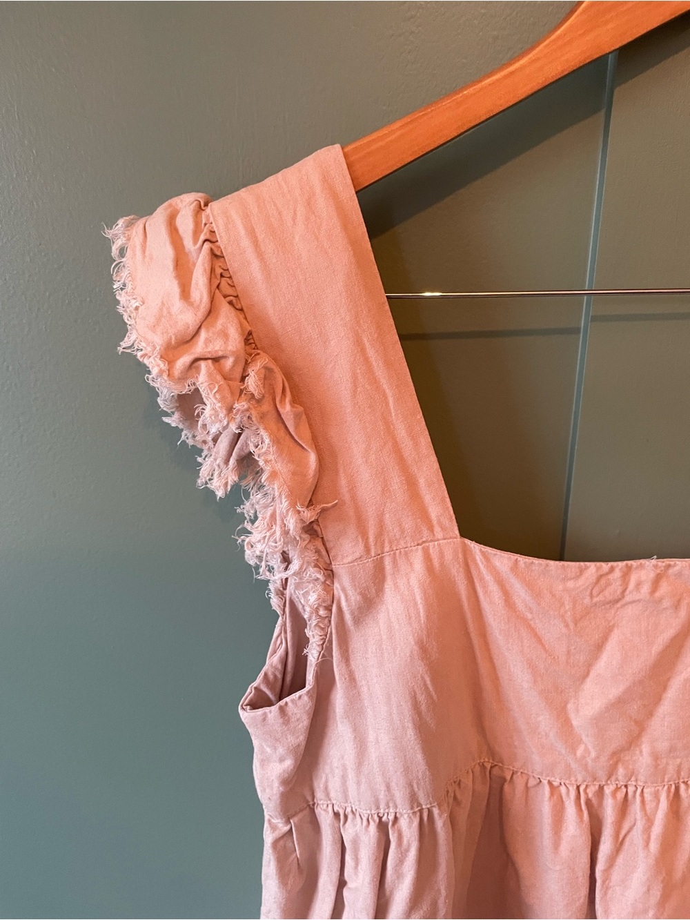 aerie Soft Blush Pink Tiered Sundress - Picture 5 of 8